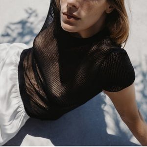 ZARA MESH TOP